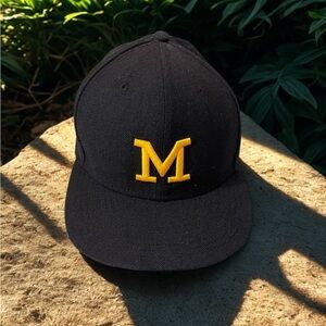 Vintage 90's New Era Michigan State Embroidered 100% Wool Hat